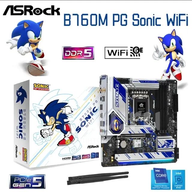 ASRock B760M PG Sonic WiFi LGA 1700/ DDR5/ NEW — купить в Красноярске ...