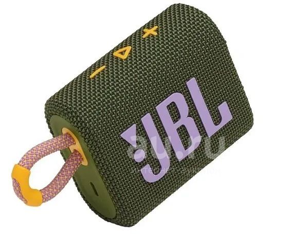 Колонка JBL GO 3 (зеленая) — купить в Красноярске. Акустические системы ...