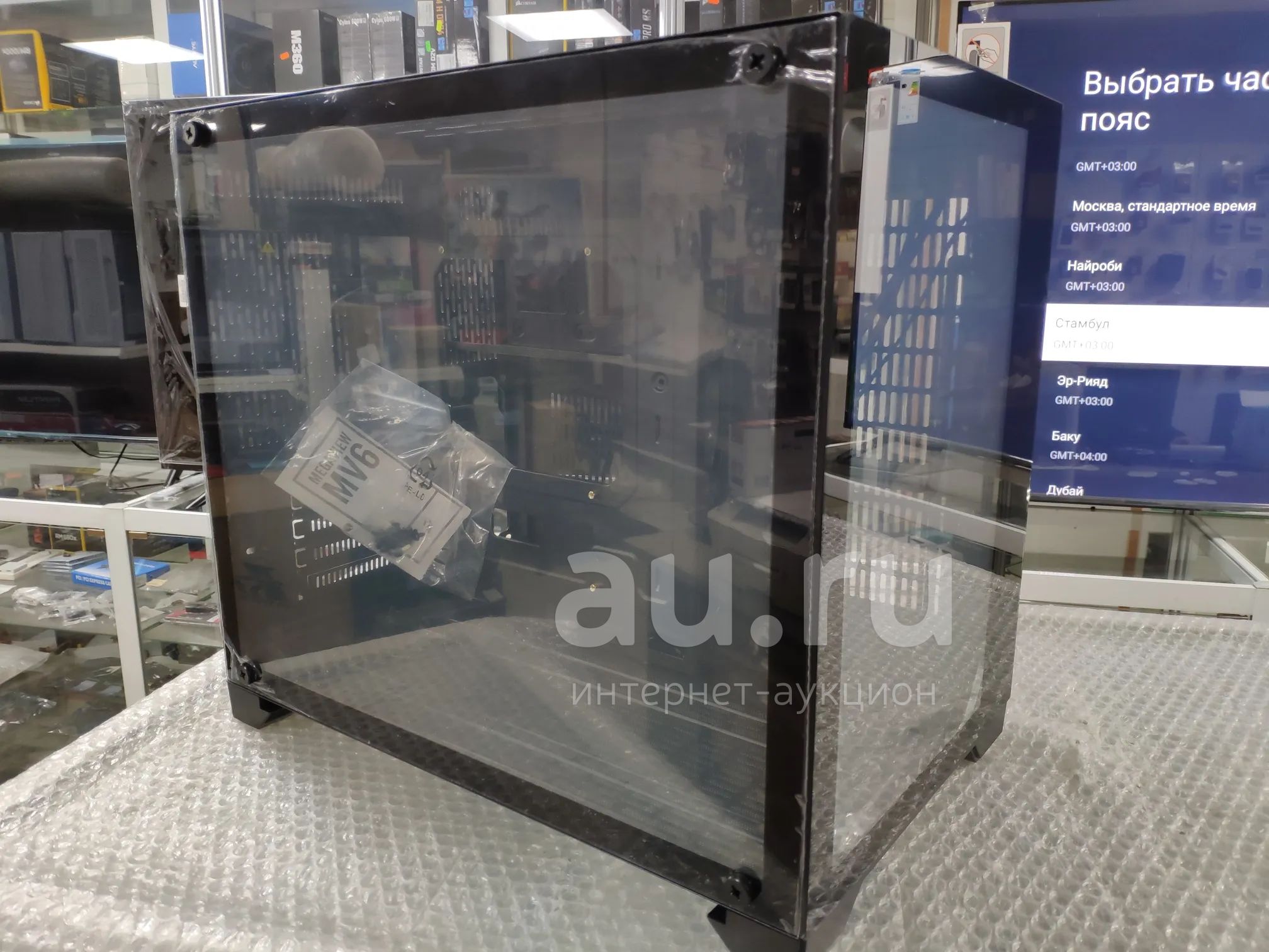 Корпус micro ATX, 1STPlayer MegaView MV6 Black MV6-BK Черный, без Б/П ...