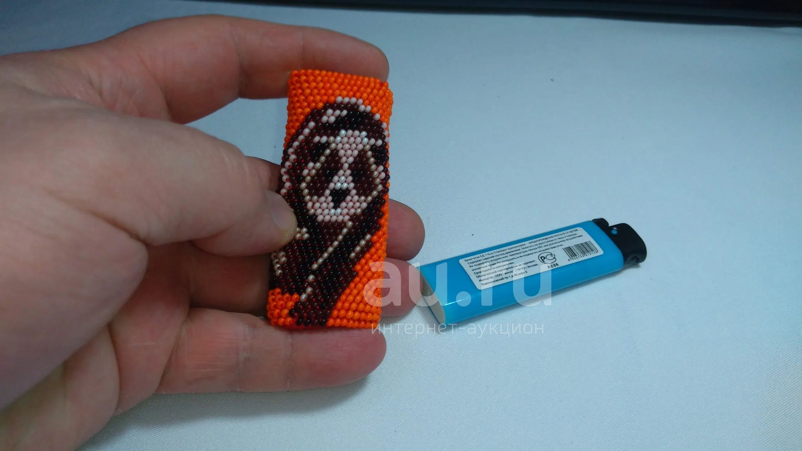 Чехол для зажигалки из бисера — купить в Красноярске. Бисероплетение на ...