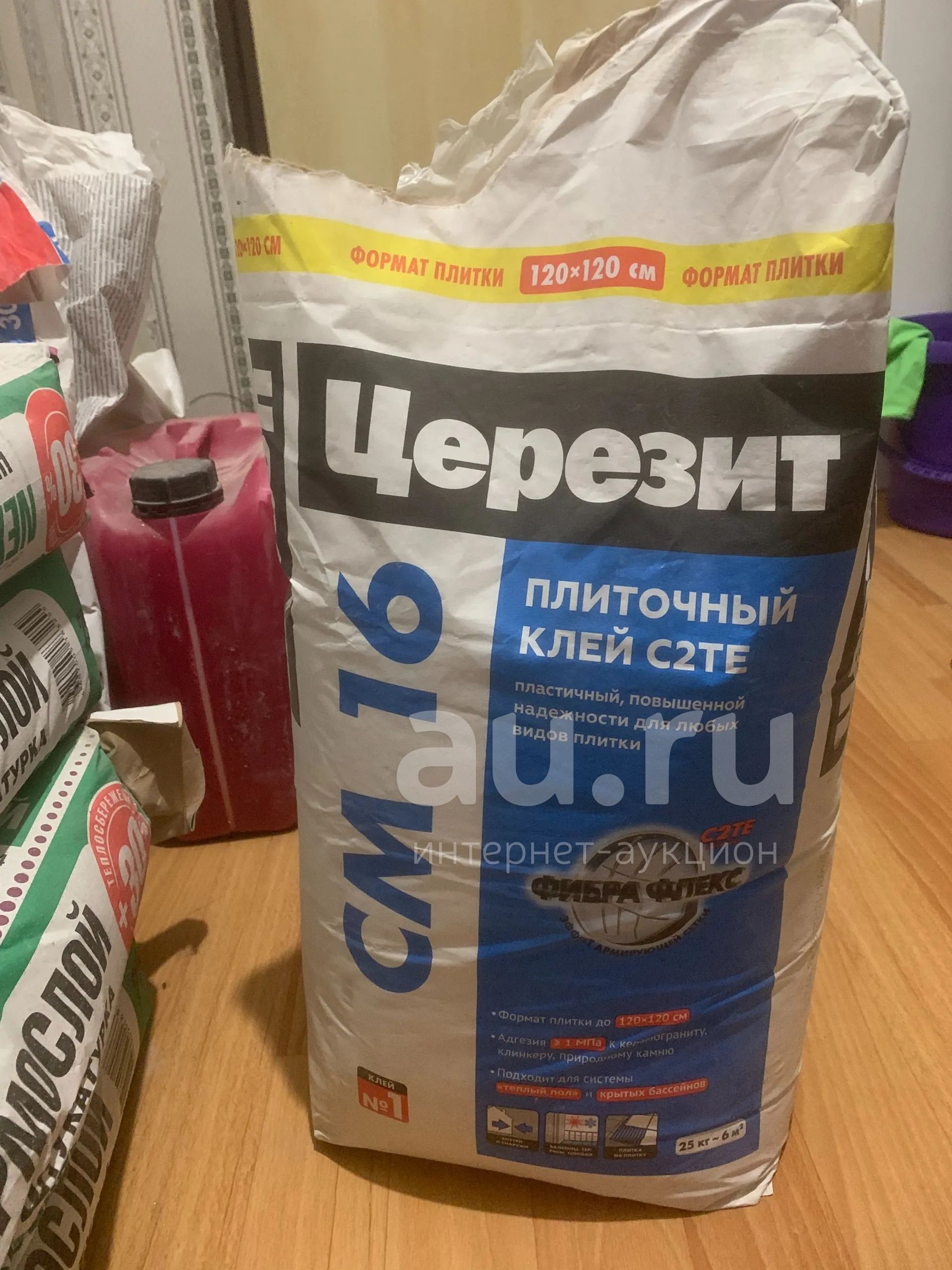 Клей для плитки Церезит CM 16 25 кг — купить в Красноярске. Состояние ...