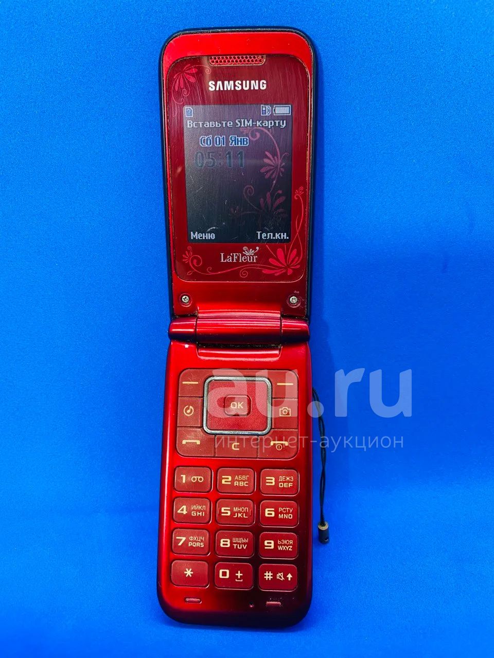 Телефон Samsung раскладушка (К 29426) — купить в Красноярске. Состояние:  Б/у. Другое (электронные книги, аксессуары) на интернет-аукционе Au.ru