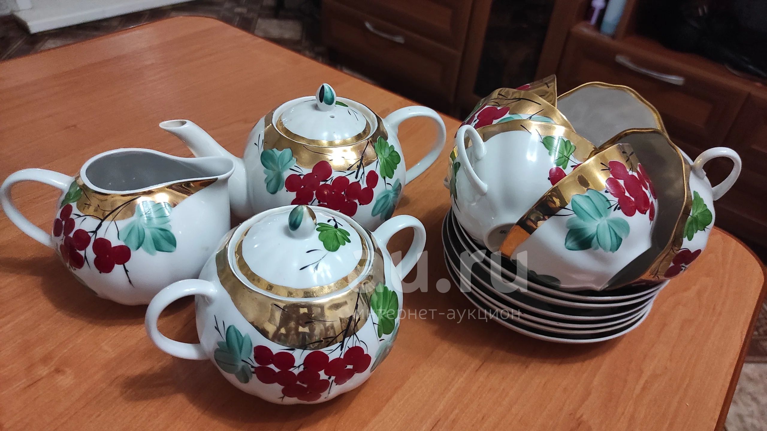 Сервиз чайный "Калинка" Дулевский фарфор — купить в Красноярске ...