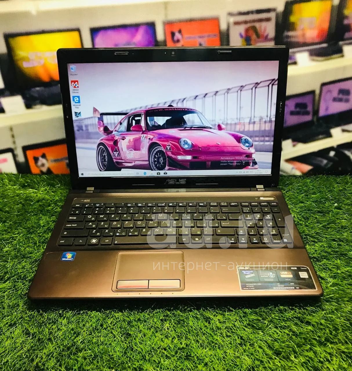 Игровой ноутбук Asus i5-2430M/6gb/Nvidia GeForce GT520M(Ч) — купить в  Красноярске. Состояние: Б/у (полностью исправно). Ноутбуки на  интернет-аукционе Au.ru