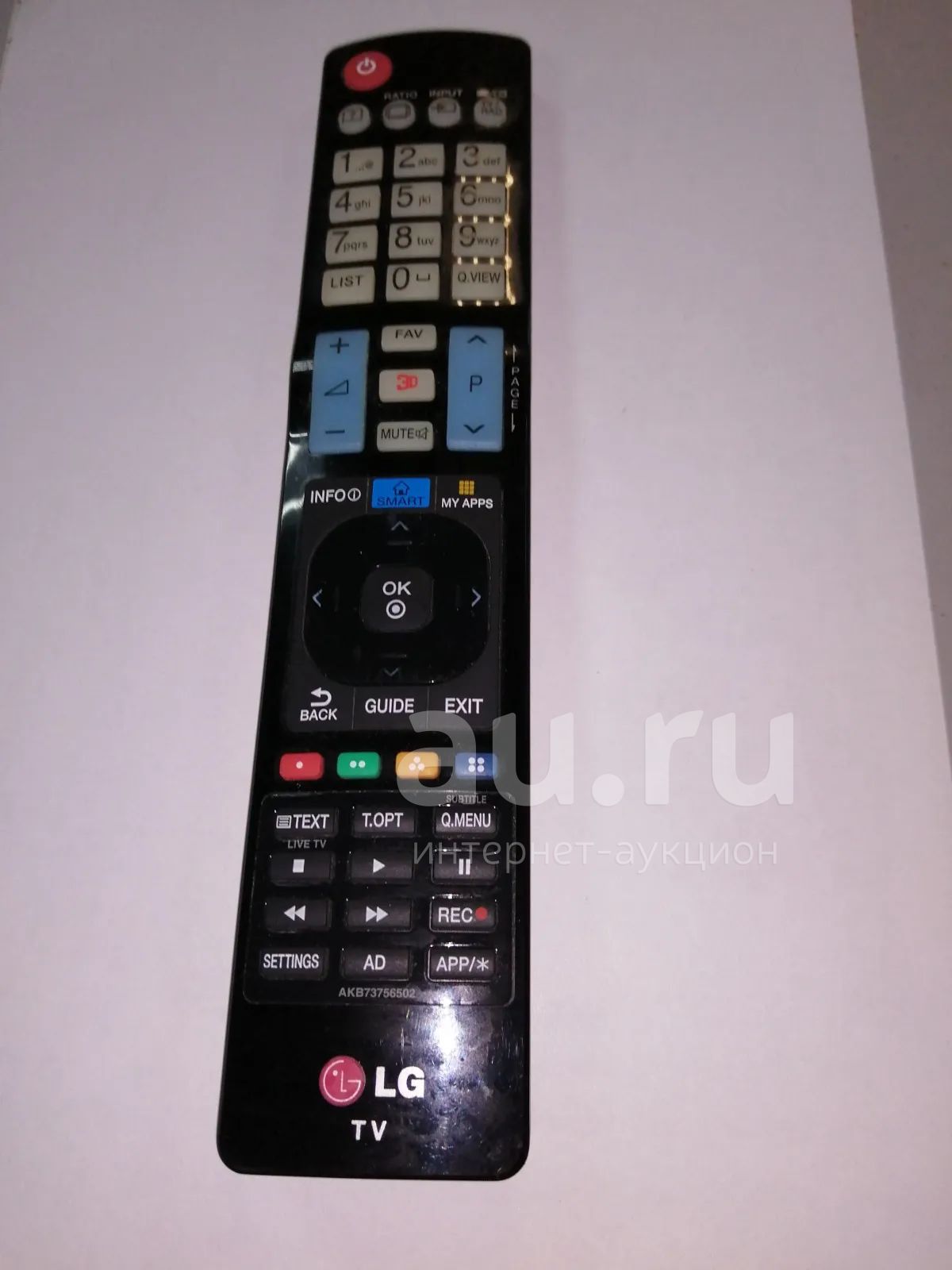 пульт akb73756502 оригинальный — купить в Красноярске. Состояние: Б/у ...