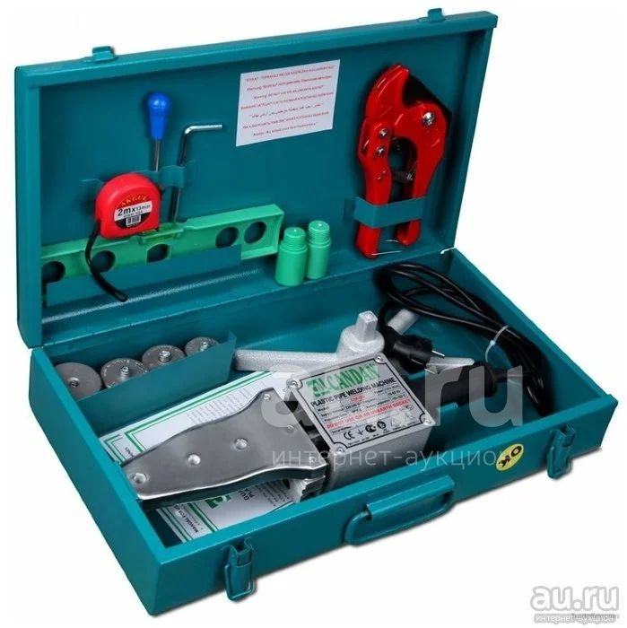 Аппарат для сварки пластиковых труб CANDAN CM 06 SET 750+750Вт (20,25 ...