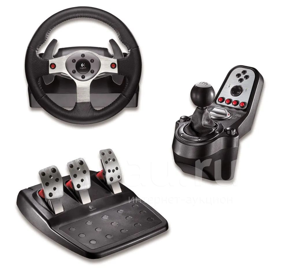 Игровой руль logitech g25 — купить в Красноярске. Состояние: Б/у. Рули ...