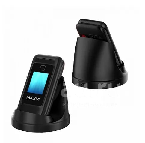 Мобильный телефон Maxvi E8 Black раскладушка (2,8"/1,3МП/1250mAh ...