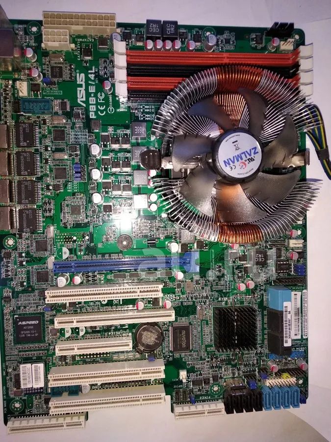 Серверная материнская плата Socket LGA1155 ASUS P8B-E/4L + Intel Xeon ...