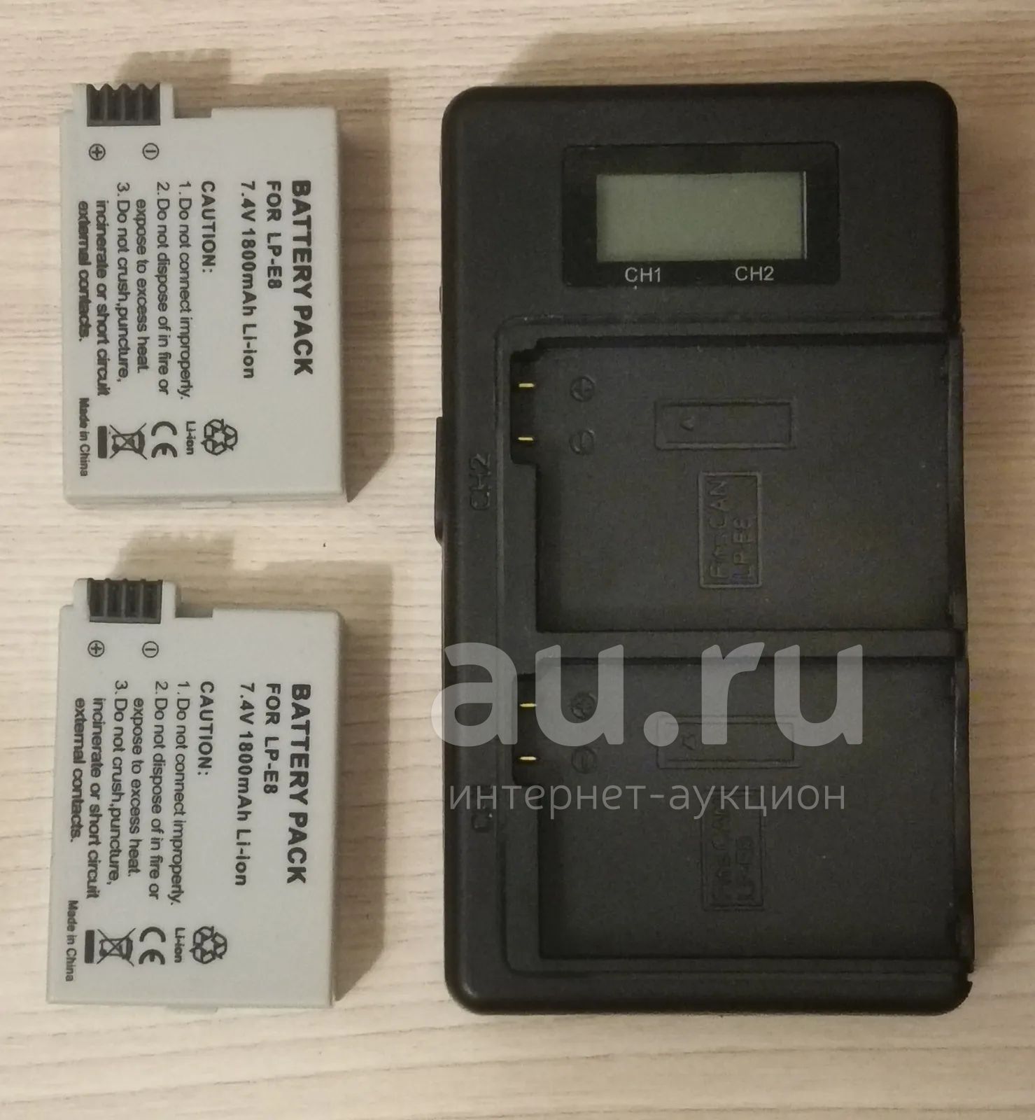 2 АКБ (LP-E8) + зарядное устройство для фотоаппаратов Canon — купить в ...