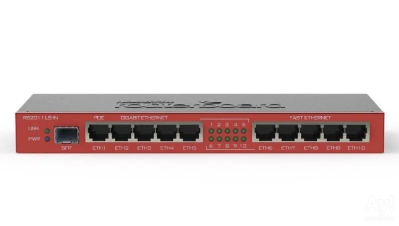 Маршрутизатор Mikrotik RB2011iLS-IN (лицензия RouterOS Level4) — купить ...