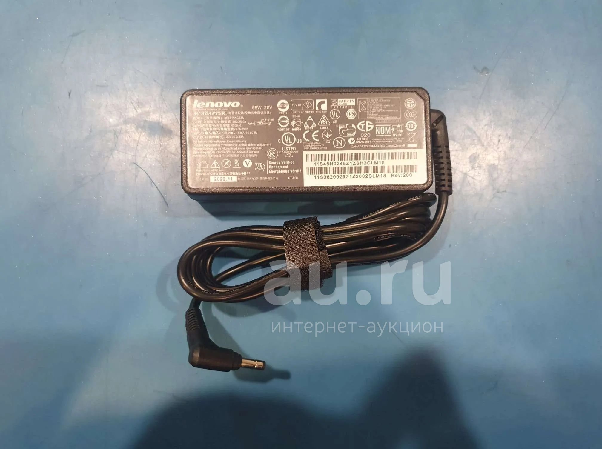 Зарядное устройство для ноутбука Lenovo 20V, 3.25A 4.0x1.7mm (65W ...