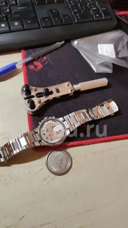 Ключ для открытия винтовой крышки наручных часов. — купить в ...