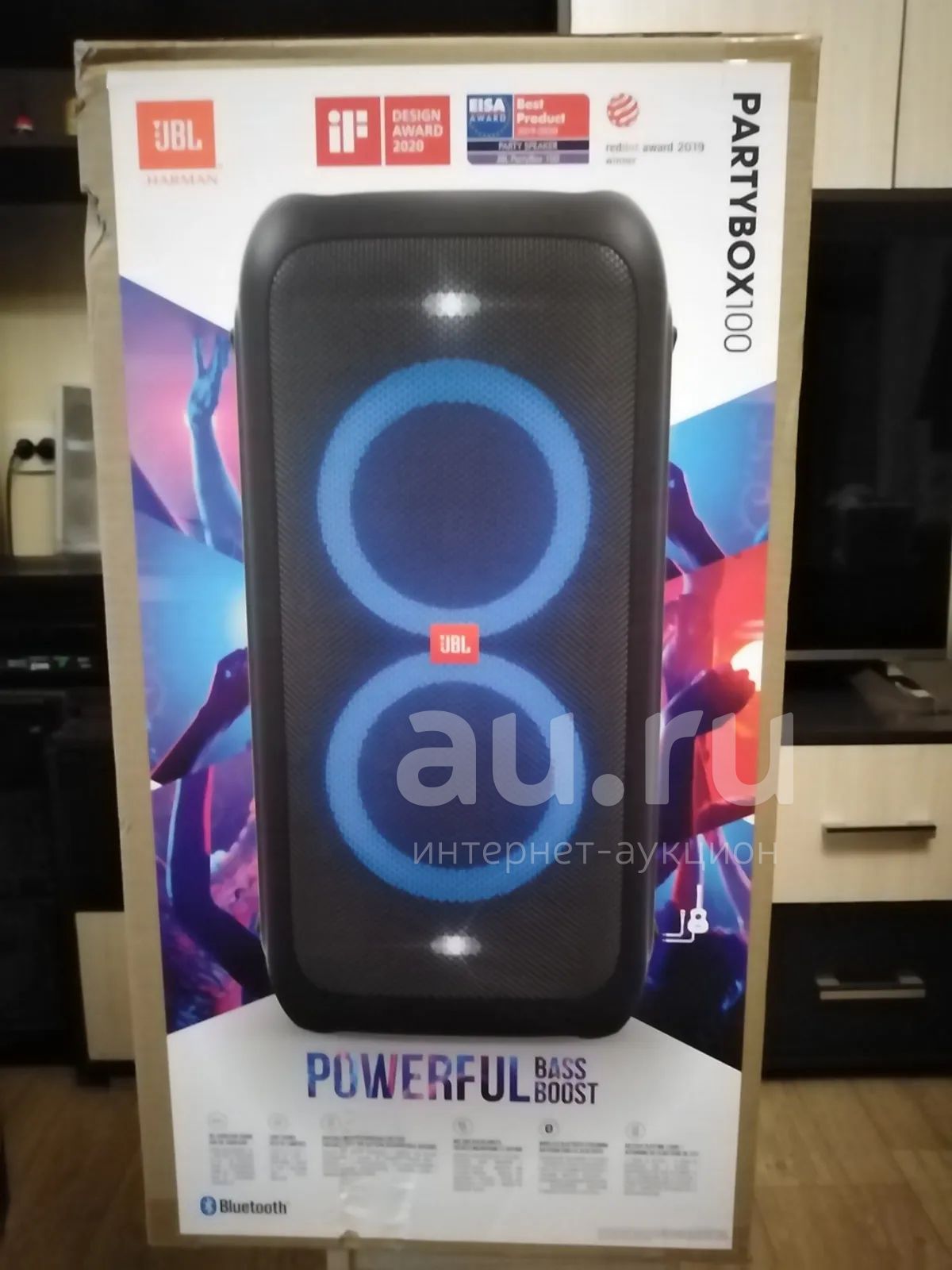 JBL Partybox 100 — купить в Красноярске. Состояние: Новое. Портативные ...