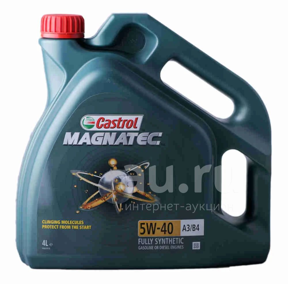 Castrol Magnatec 5W-40 A3/B4, NEW, канистра 4 литра — купить в ...