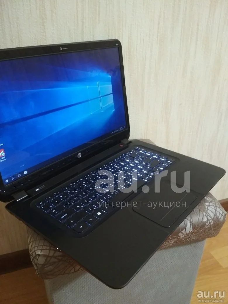 Стильный, металлический, с подсветкой клавиатуры Hp Envy 6 / AMD A8 ...