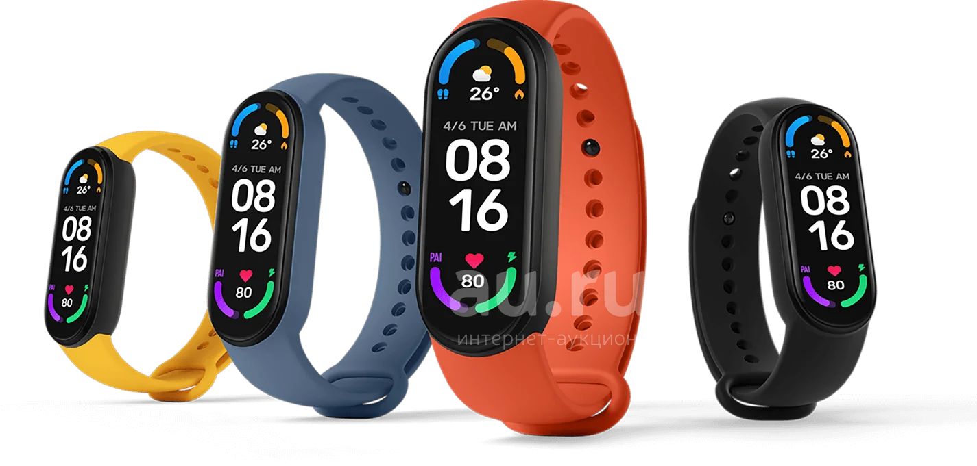 Фитнес Браслет (Смарт Часы) Xiaomi Mi Band 6 РСТ (Умный браслет Ксяоми ...