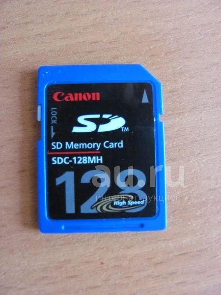 Canon Genuine 128MB MEGABYTE SD SDC-128MH Camera Memory Card 