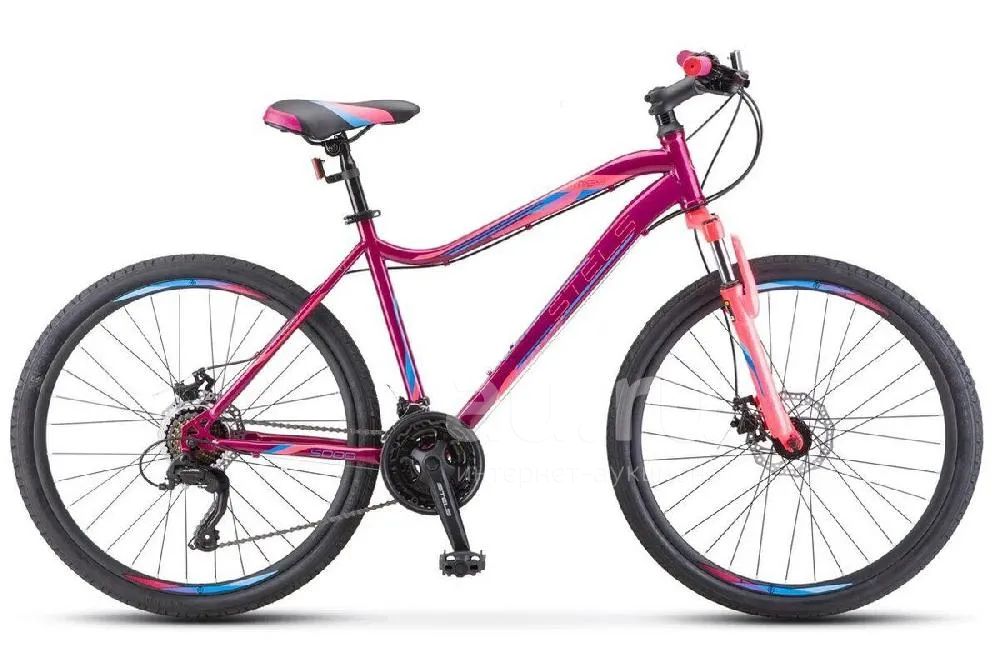 STELS Велосипед Miss-5000 MD 26" (18" Фиолетовый/розовый), арт. K010 ...