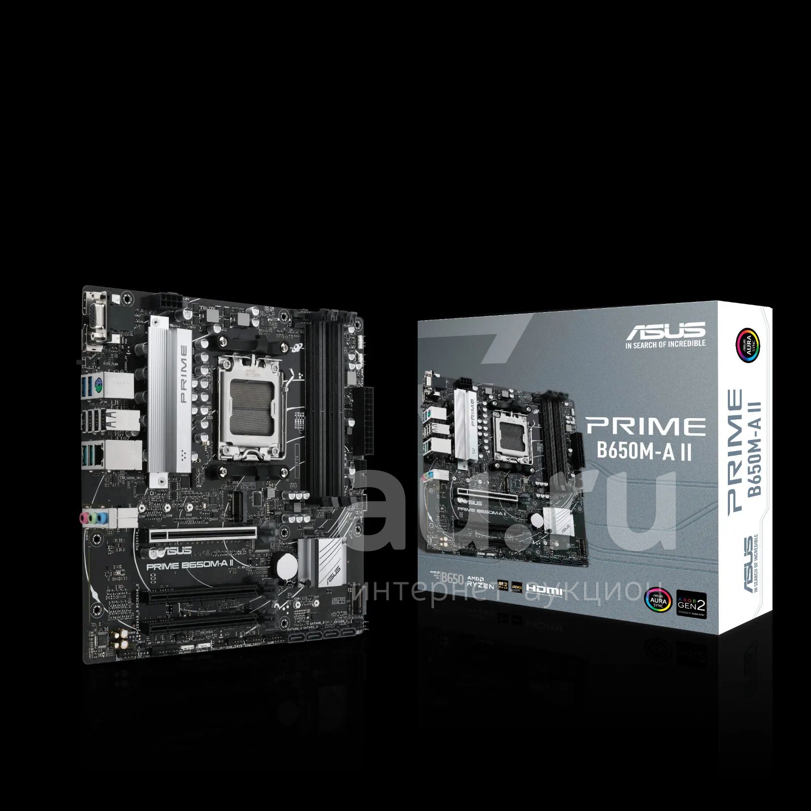 Материнская плата Asus Prime B650M-A II (AMD B650), (AM5), 4xDDR5 ...
