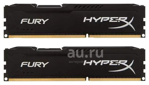 Оперативная память Kingston HyperX FURY Black Series [HX421C14FBK2/8] 8 ...