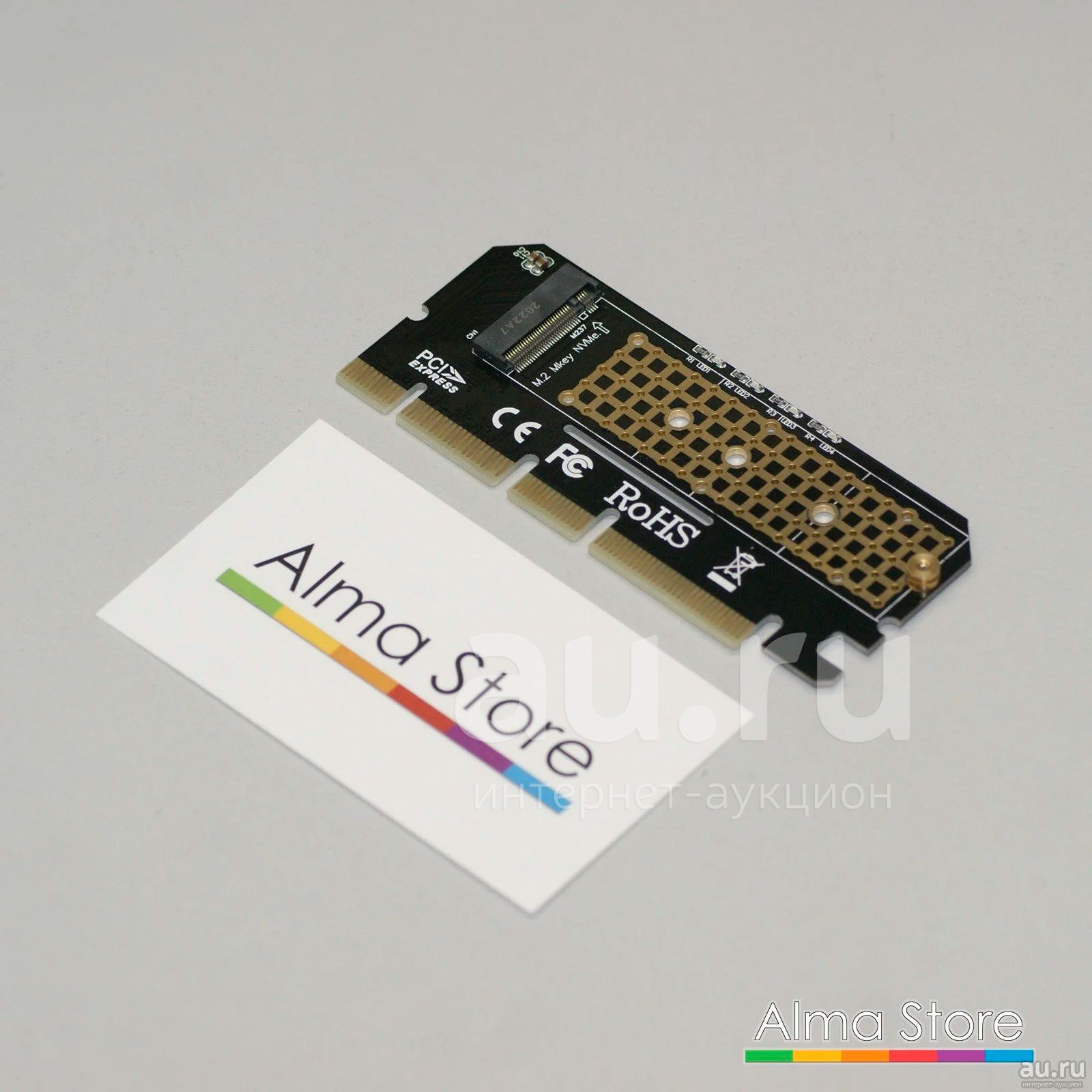 [Новый] Адаптер для установки M.2 SSD NVMe в порт PCI-E x4 / x8 / x16 ...