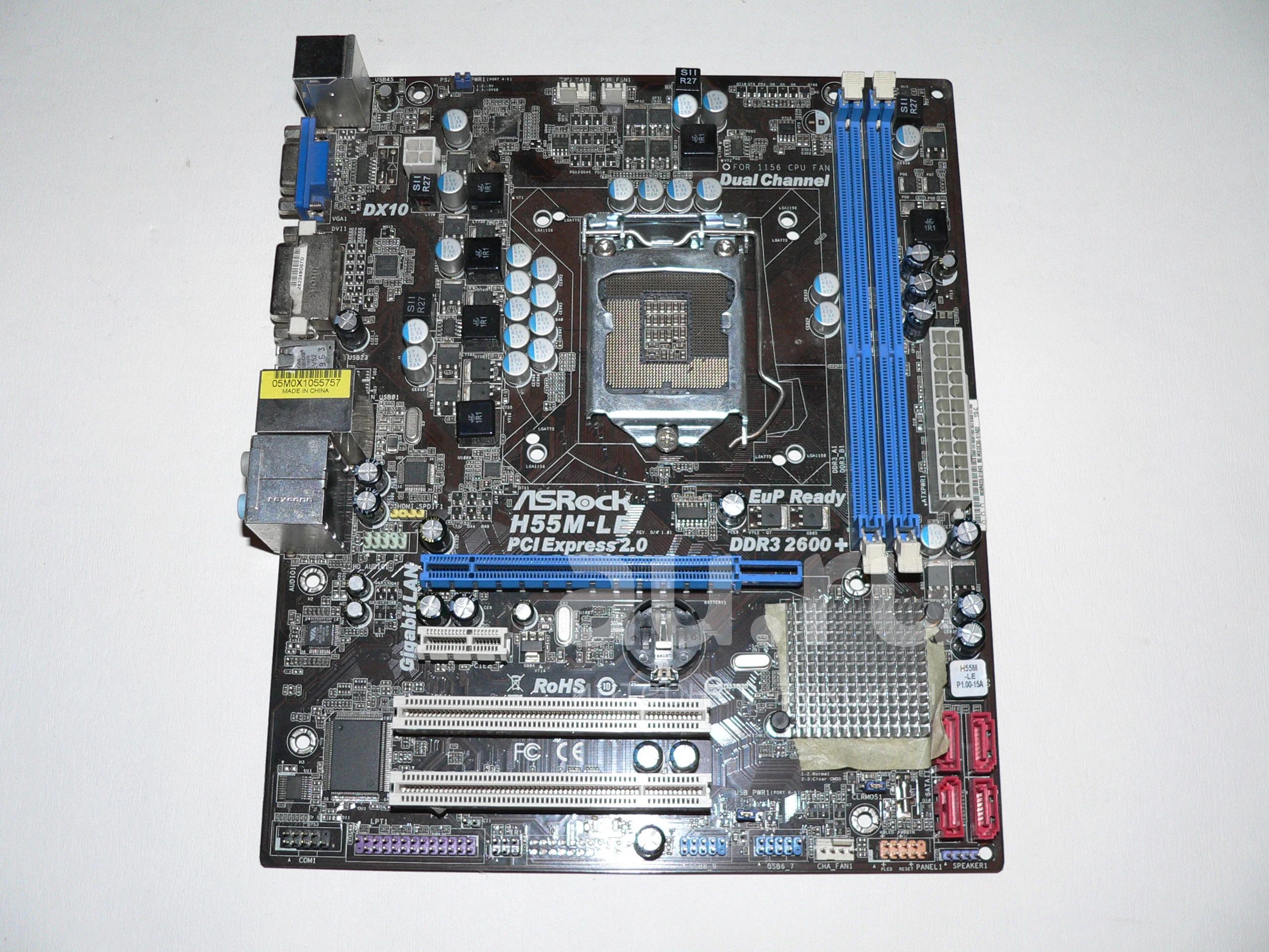 MB Asrock H55M-LE (нет моста, деформированы несколь ножек) — купить в ...