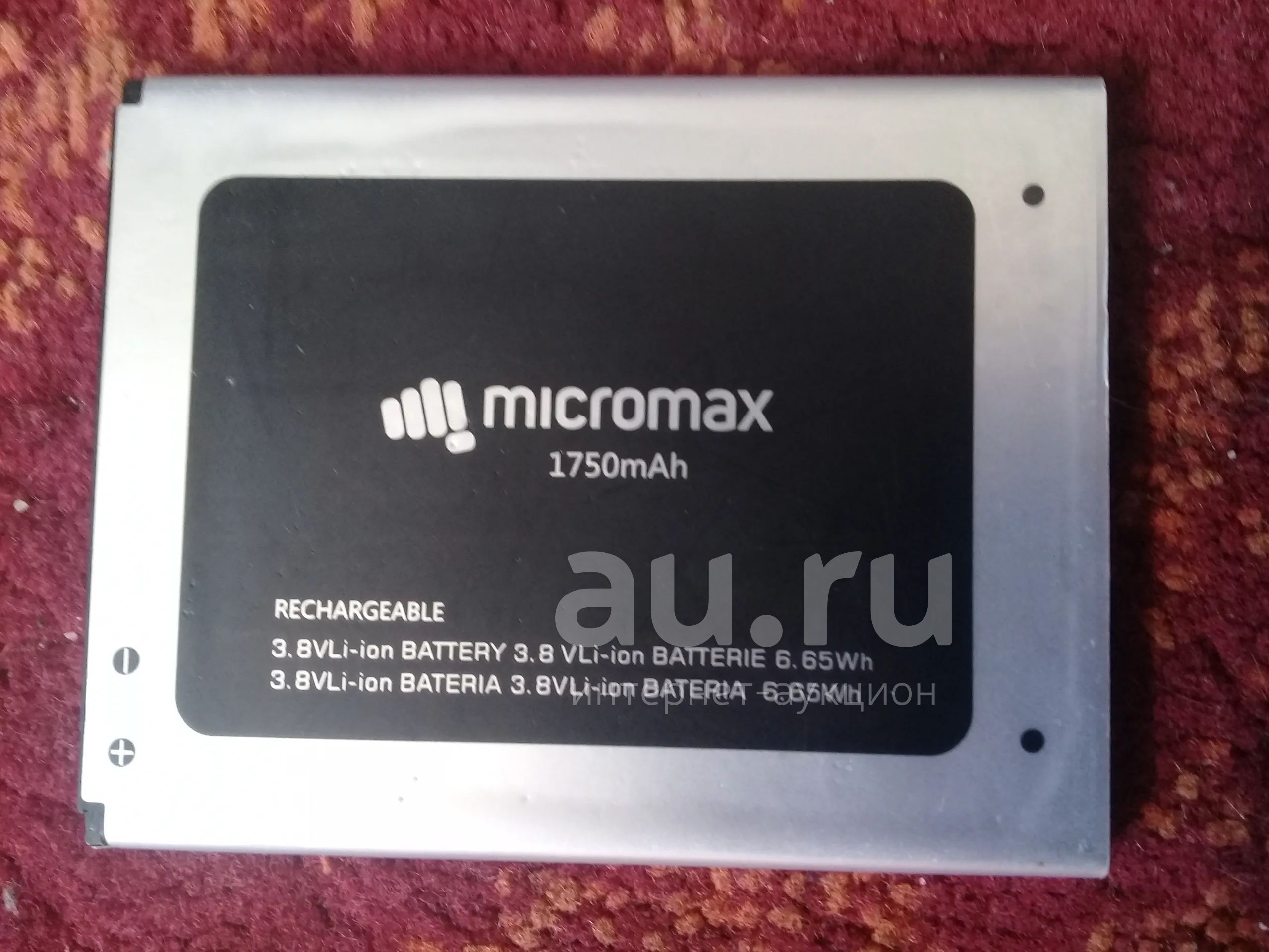 Батарея для смартфона Micromax Q424 — купить в Красноярске. Состояние: Б/у.  Аккумуляторы на интернет-аукционе Au.ru