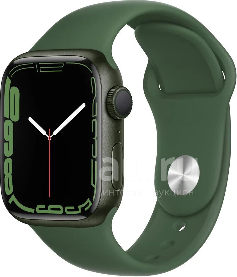 Apple Watch Series 7 MKN03RU/A, 41мм, зеленый {НОВЫЕ} запечатанные ...