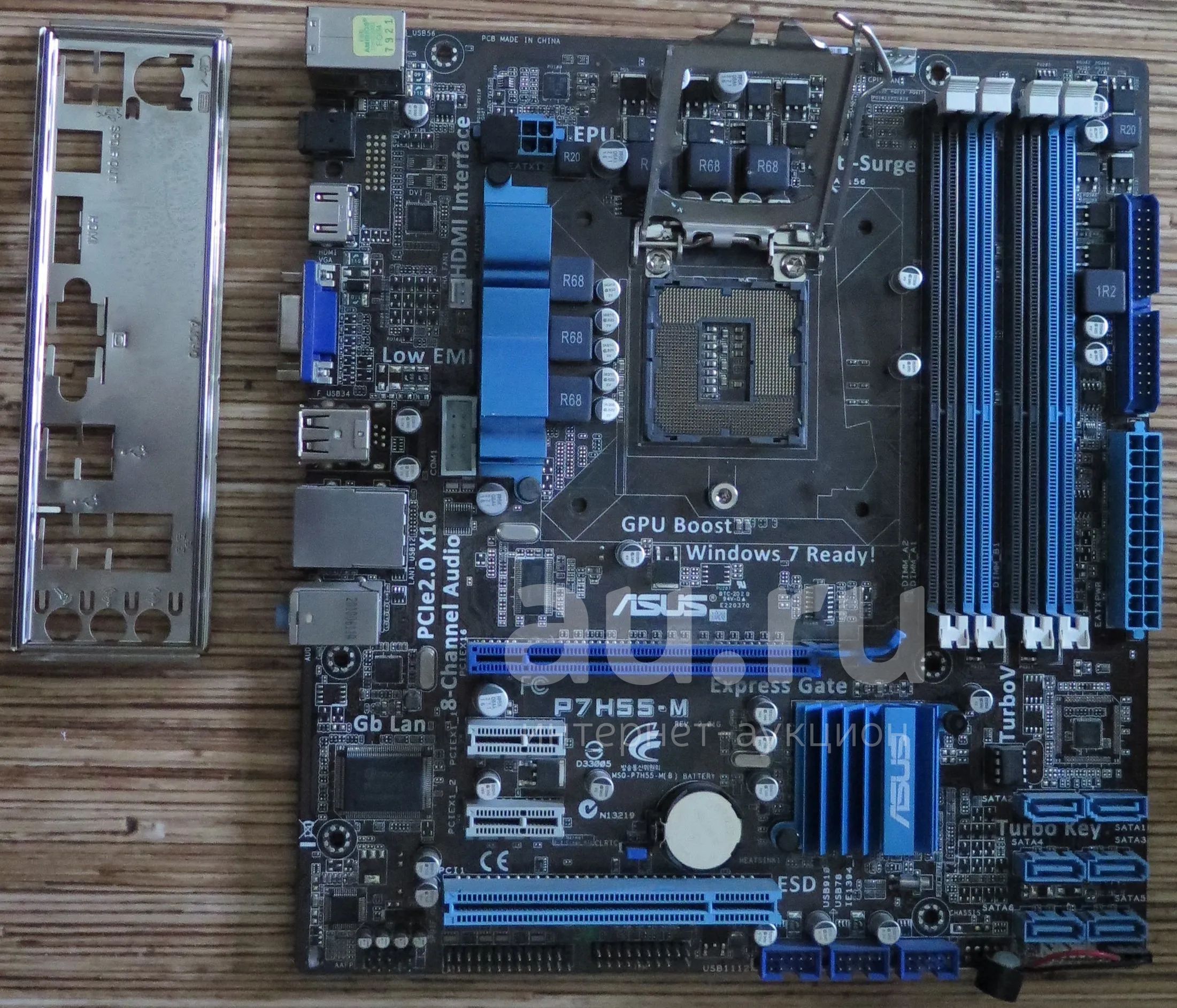 Материнская плата ASUS P7H55-M — купить в Красноярске. Состояние: Б/у ...