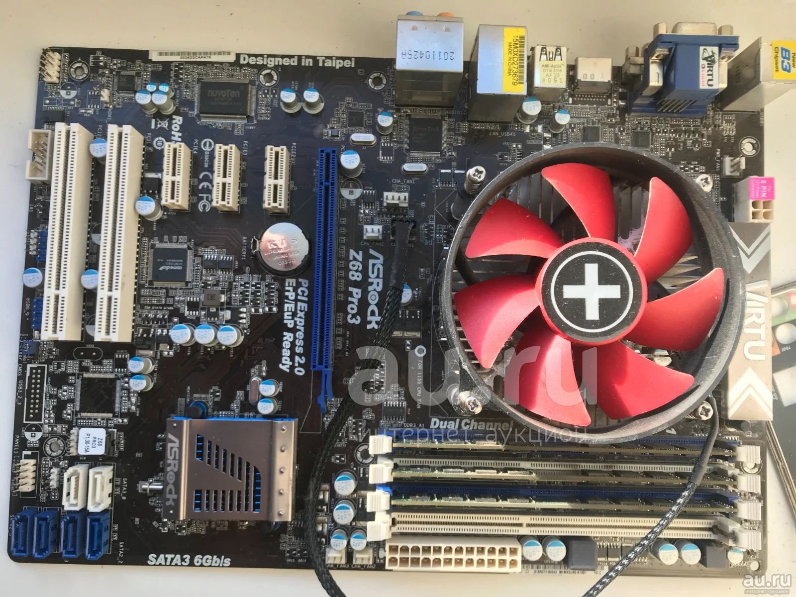 Комплект: Материнская плата ASRock Z68 Pro3 + Процессор Intel Core i3 ...