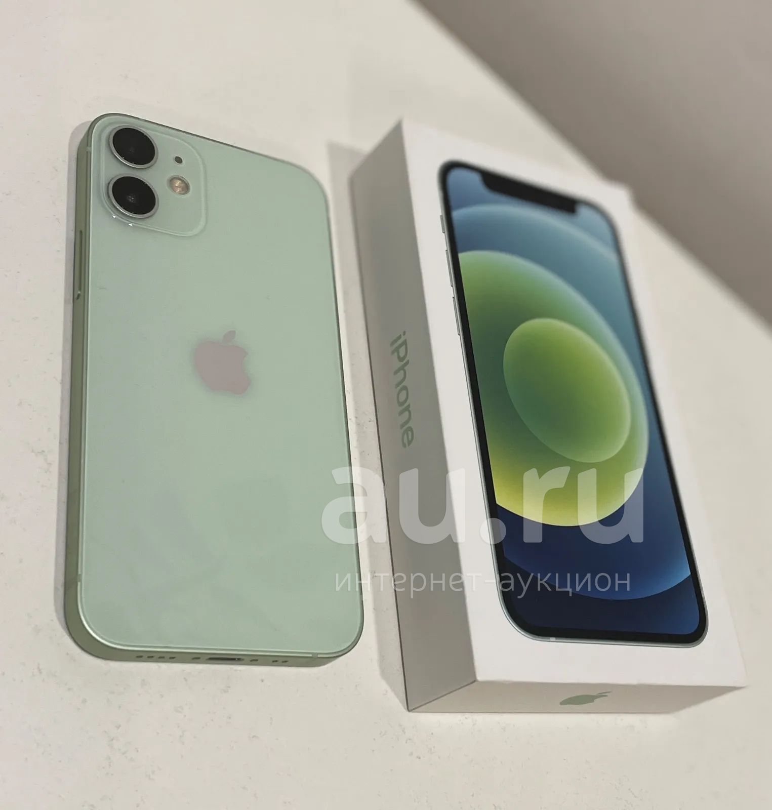 Apple iPhone 12 mini 128 Гб/Gb. Green/Зелёный. В идеальном состоянии! —  купить в Красноярске. Состояние: Б/у. Смартфоны на интернет-аукционе Au.ru