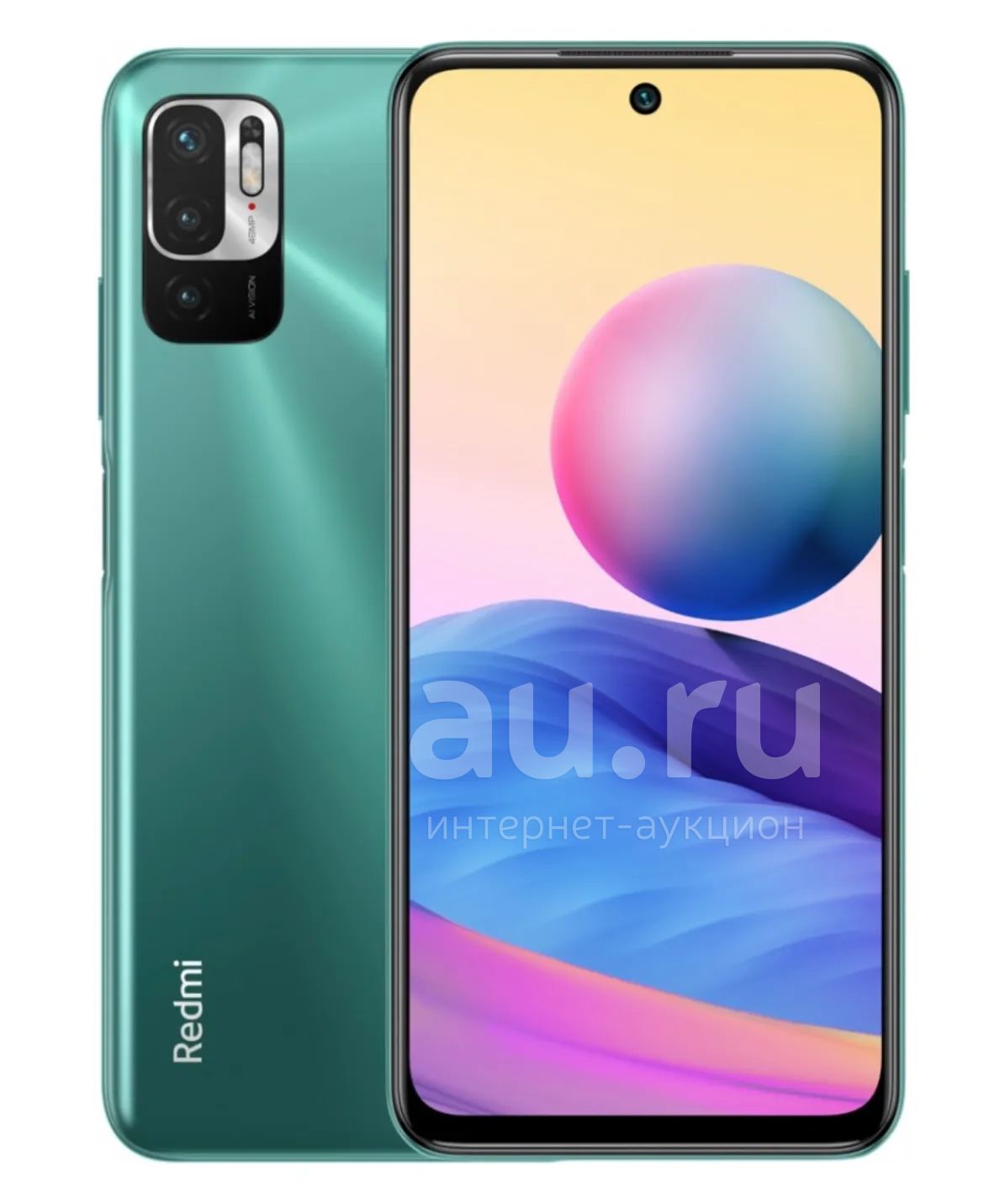 Новый Xiaomi Redmi Note 10T 4+128 Green Зелёный. Ростест. 4GB ОЗУ ...