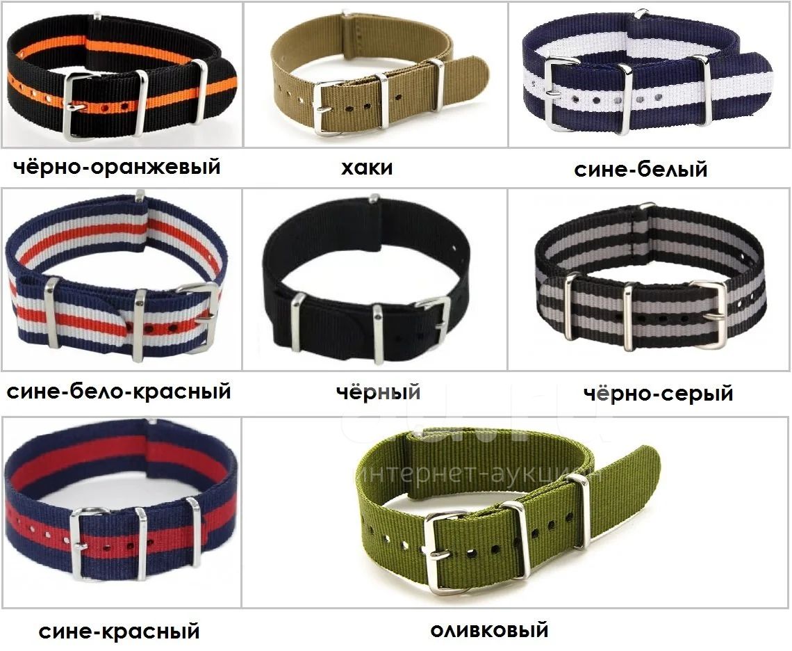 Ремешок НАТО 18 мм