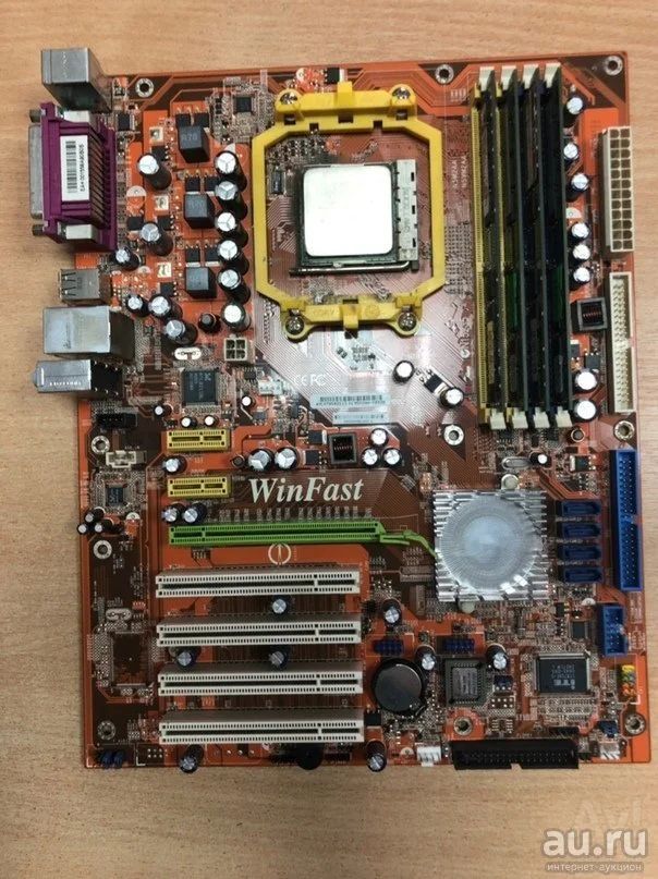 Материнская плата Foxconn WinFast N5M2AA-KRS2H + Процессор AMD Athlon ...
