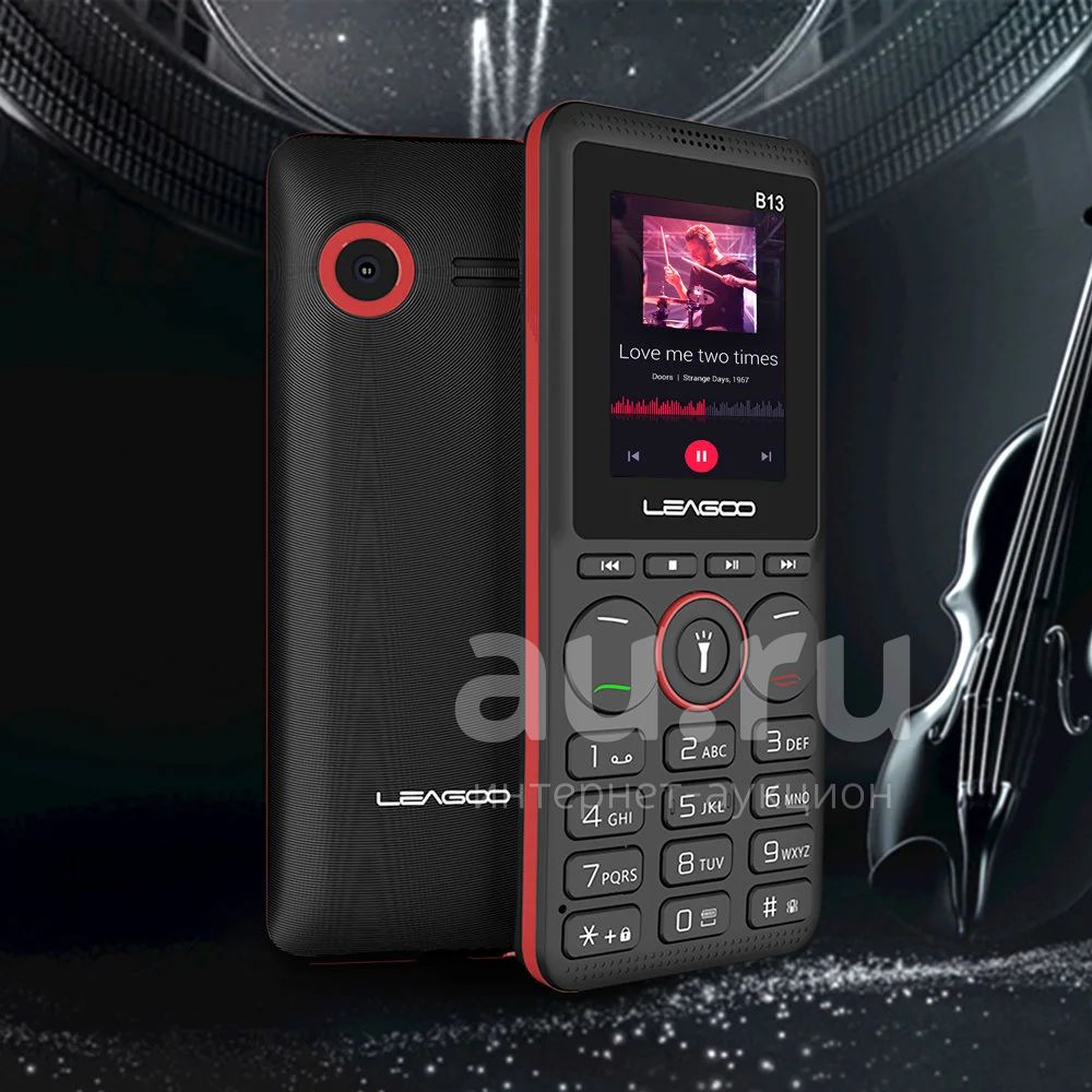 Телефон Leagoo B13 128MB, Black-Red/черно-красный. Чек! Гарантия!  Бесплатная Доставка! Рассрочка! Магазин Smart MIR! — купить в Красноярске.  Состояние: Новое. Кнопочные мобильные телефоны на интернет-аукционе Au.ru