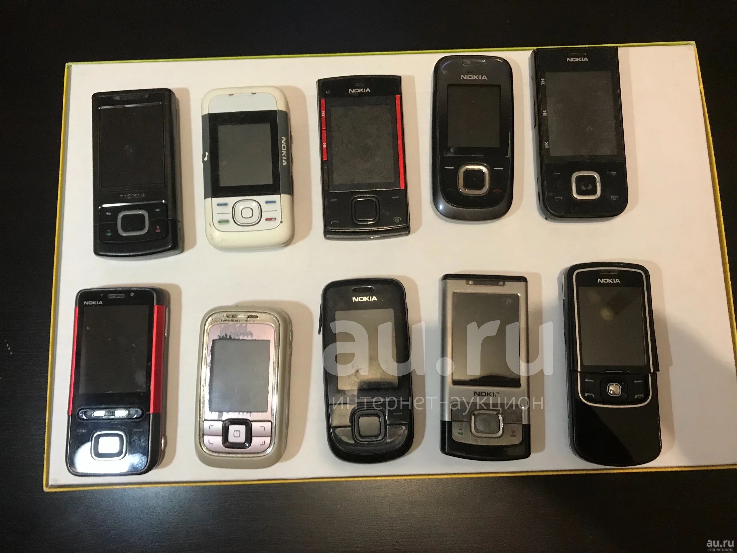 Nokia нокиа слайдер 10 штук с рубля — купить в Красноярске. Состояние:  Неисправно. Кнопочные мобильные телефоны на интернет-аукционе Au.ru